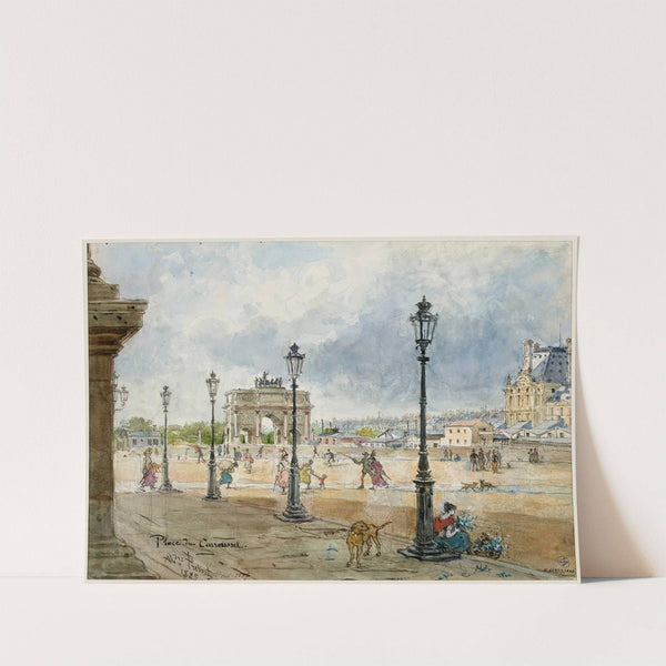 Place du Carrousel (1885) by Alexandre Prévost