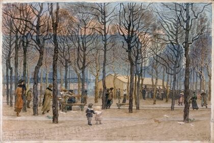 Place du Marché de Montrouge (XIVº) Paris. (1919)