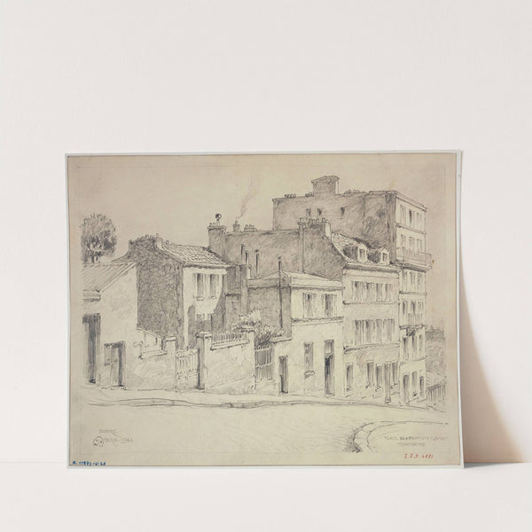 Place Jean-Baptiste Clément à Montmartre by Ferdinand Boberg