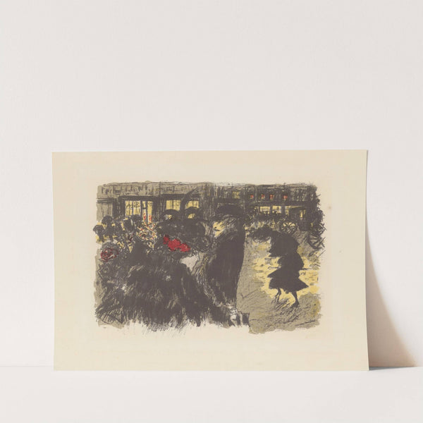 Place le soir (1899) by Pierre Bonnard