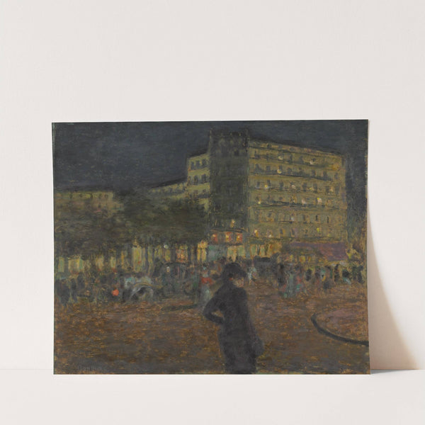 Place Pigalle at Night by Pierre Bonnard