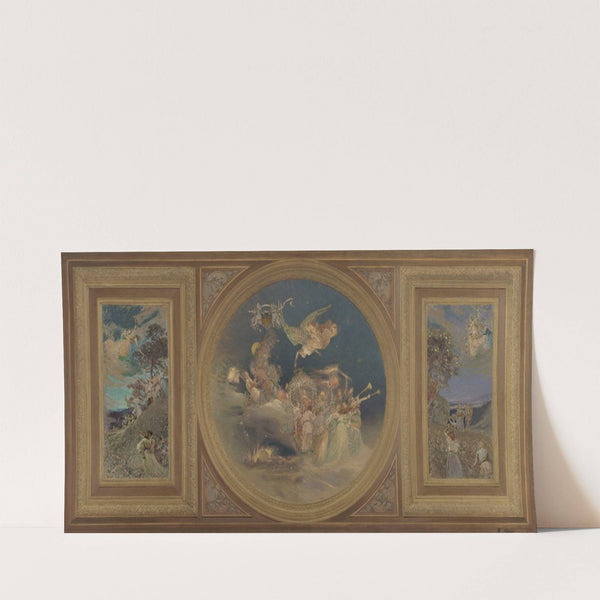 Plafond allégorique (1891) by Martial-Eugène Simas