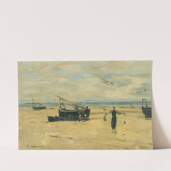Plages Echouees (circa 1875-77) by Eugène Boudin