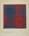 Plaid Homespun Coverlet