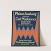 Plakat-Aushang nur durch Carl Markiewicz (1906) by Julius Klinger