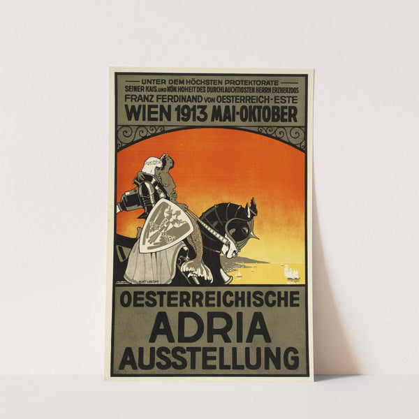 Plakat der Österreichischen Adria-Ausstellung 1913 (1913) by Kurt Libesny