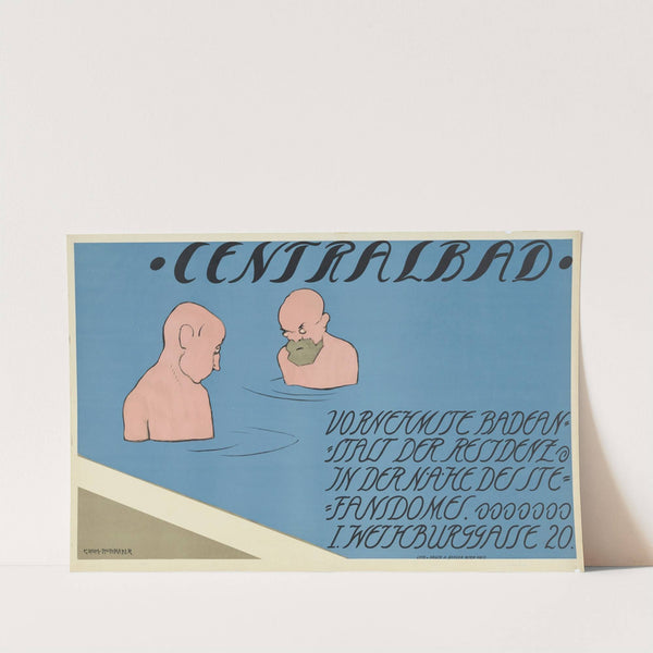 Plakat für das Centralbad (Zentralbad), I. Weihburggasse 20 (1904) by Hermann Grom-Rottmayer