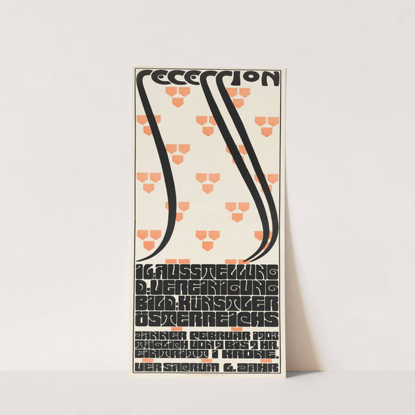 Plakat für die 16. Ausstellung der Secession (1903) by Alfred Roller