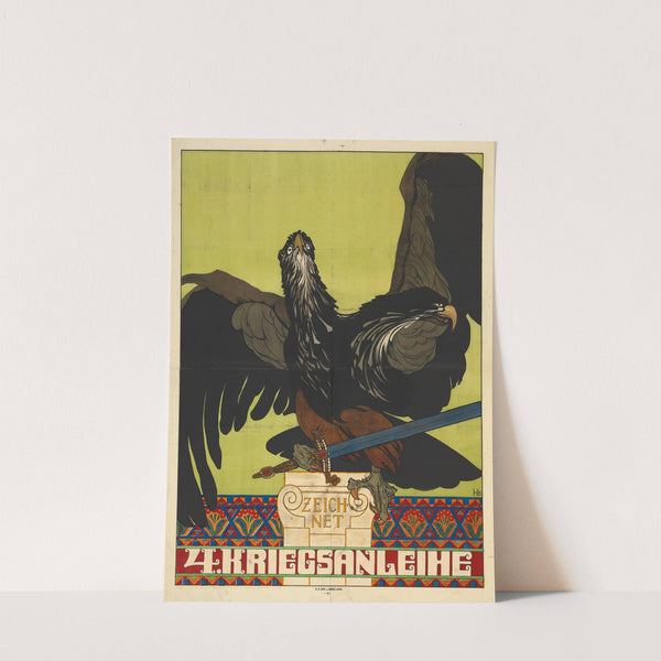 Plakat für die 4. Kriegsanleihe (1916) by Heinrich Lefler