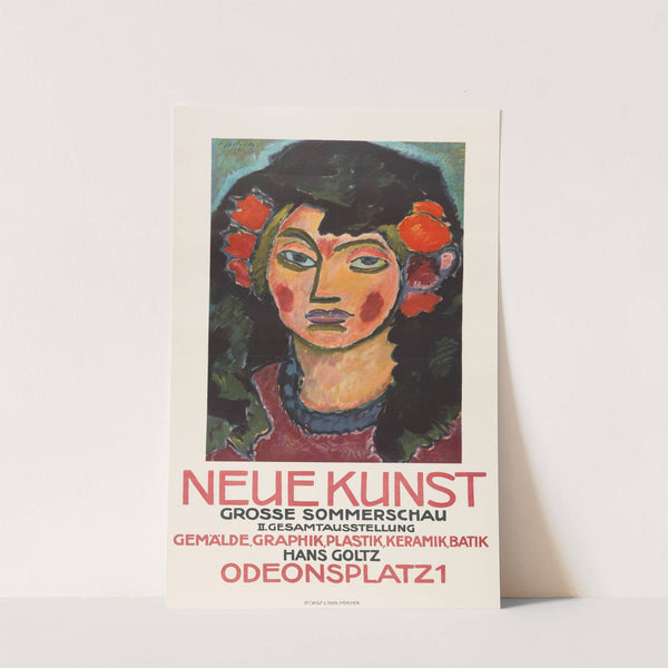 Plakat für die große Sommerschau der Galerie Neue Kunst, München (1913) by Alexej von Jawlensky