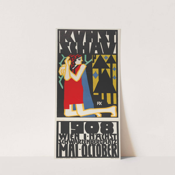 Plakat Kunstschau by Rudolf Kalvach