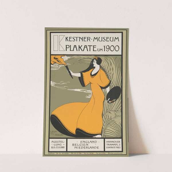 Plakat um 1900 (1968) by Léon-Victor Solon