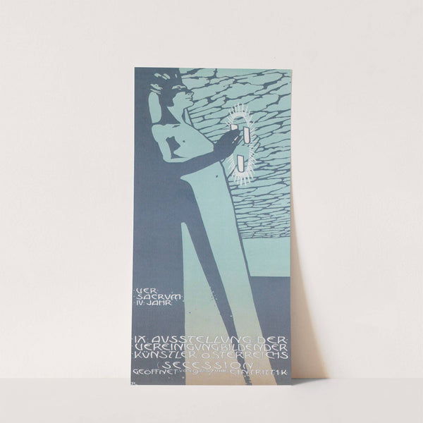 Plakat zur IX. Ausstellung der Wiener Secession by Alfred Roller