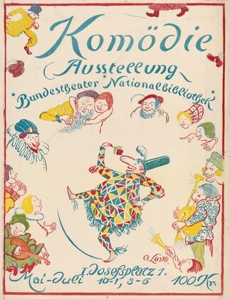 Plakate der Ausstellung ‘Komödie’ in der Nationalbibliothek (1922)