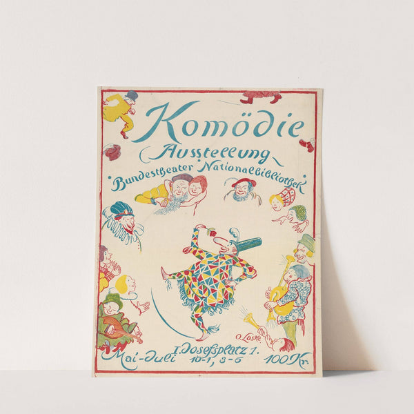 Plakate der Ausstellung ‘Komödie’ in der Nationalbibliothek (1922) by Oskar Laske
