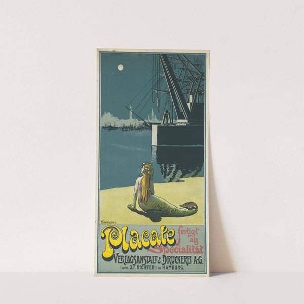 Plakate fertigt als Spezialität Verlagsanstalt & Druckerei A.G. vormals J.F. Richter (1914) by Hugo Schwindrazheim