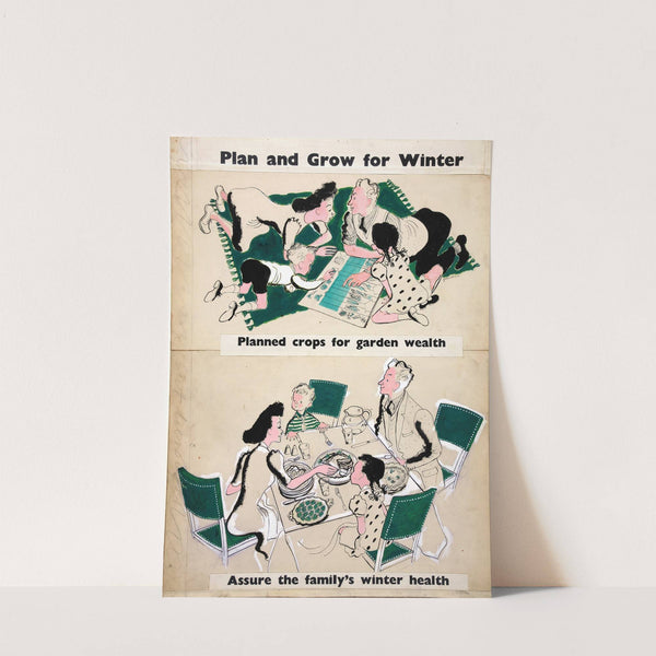 Plan and Grow for Winter. Planned crops for garden wealth by Anonymous