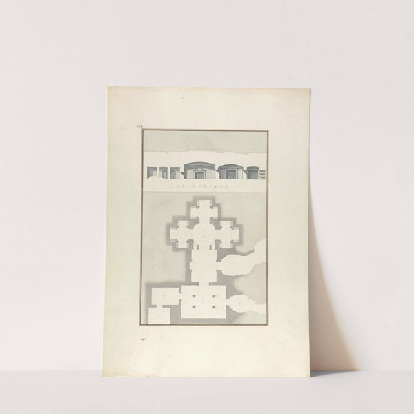 Plan and View of a Cave, Temple, or Tomb by Giovanni Battista Borra