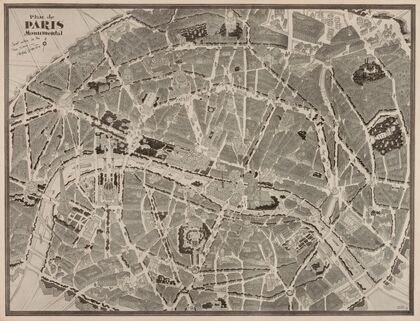 Plan de Paris Monumental