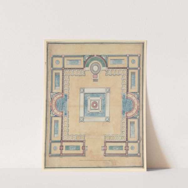 Plan for a Menagerie by Charles Percier