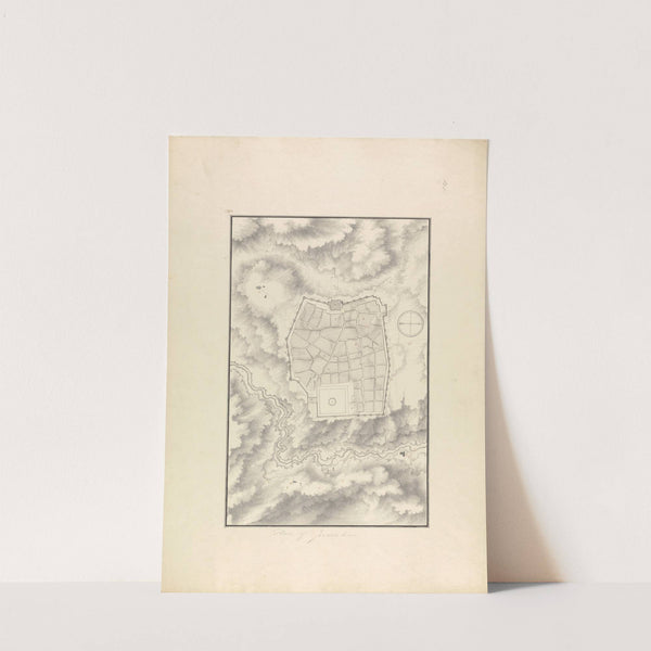 Plan of Jerusalem by Giovanni Battista Borra