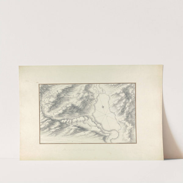 Plan of Lake Tiberias by Giovanni Battista Borra