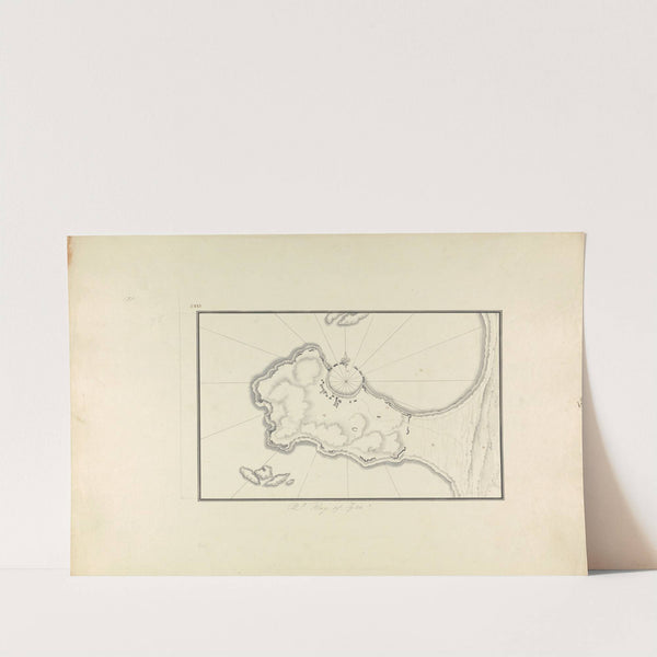 Plan of the Bay of Tyre by Giovanni Battista Borra