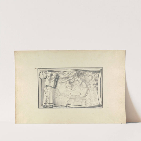 Plan of the Ruins at Sardis with Vestiges of Ancient Buildings Still Existing in 1750 by Giovanni Battista Borra