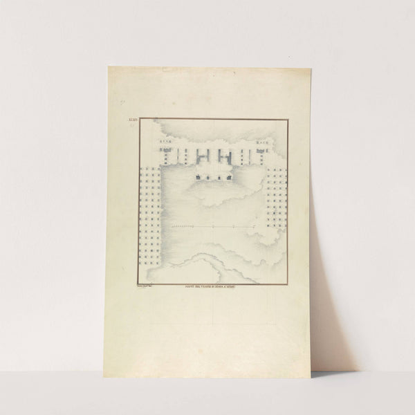 Plan of the Temple of Artemis at Ephesus by Giovanni Battista Borra