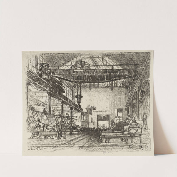 Planing Big Shells by Joseph Pennell