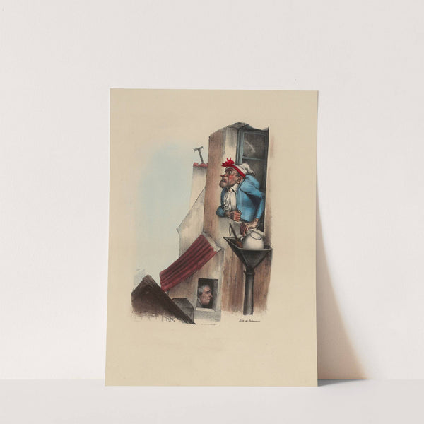 Planramplan. Planramplan. Allez vous faire f. avec votre rappel, tonnerre de D. J’en ai plein le dos (1831) by Charles-Joseph Traviès de Villers