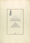 Plans and Views of Two Pyramids, One Cephron’s at Giza