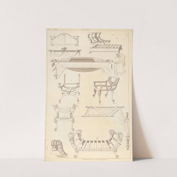 Plans by Thomas Sheraton