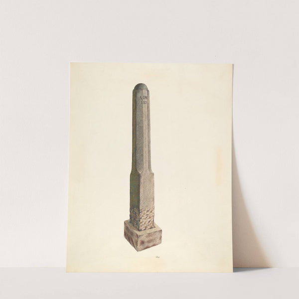 Plantation Boundary Marker by Joseph L. Boyd