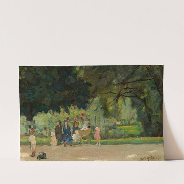 Planty Park in Kraków (1905) by Witold Wojtkiewicz