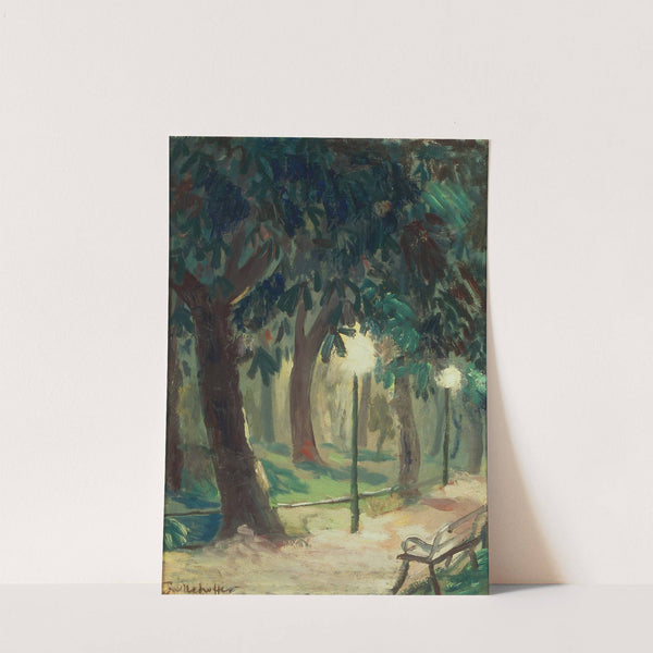 Planty Park in Kraków (1898) by Józef Mehoffer