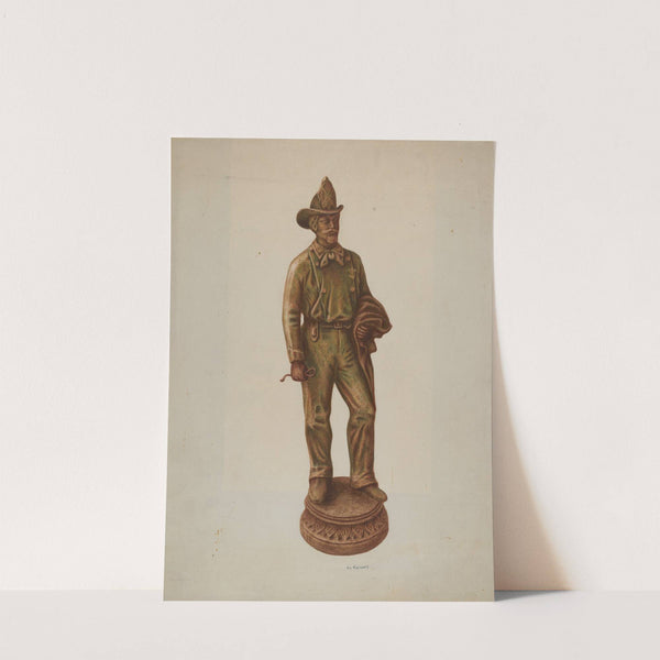 Plaster Cast Figurine by Austin L. Davison