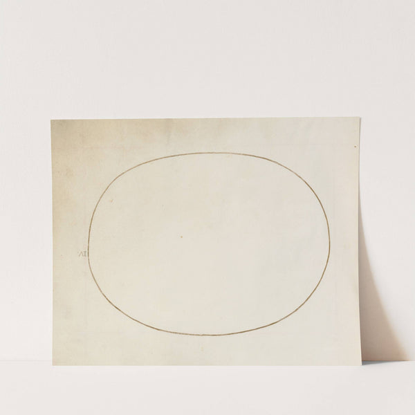 Plate 04; Empty Oval (1575-1590) by Joris Hoefnagel
