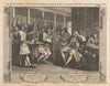 Plate 10, The Industrious ‘Prentice Alderman of London, The Idle One Brought Before him & Impeach’d by his Accomplice