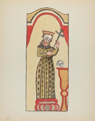 Plate 12 – Saint Rita – From Portfolio Spanish Colonial Designs of New Mexico