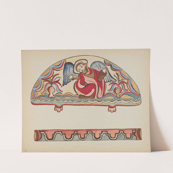 Plate 15 - The Creation (Lunette) - From Portfolio Spanish Colonial Designs of New Mexico by American 20th Century
