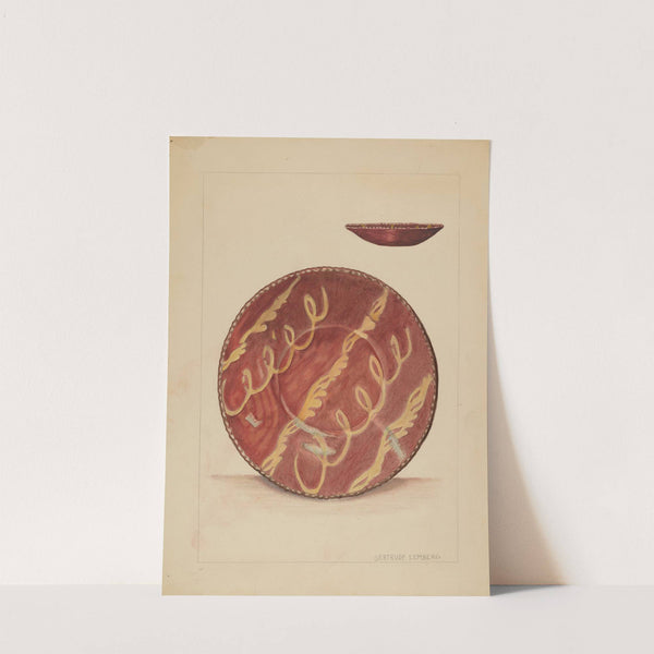 Plate by Gertrude Lemberg