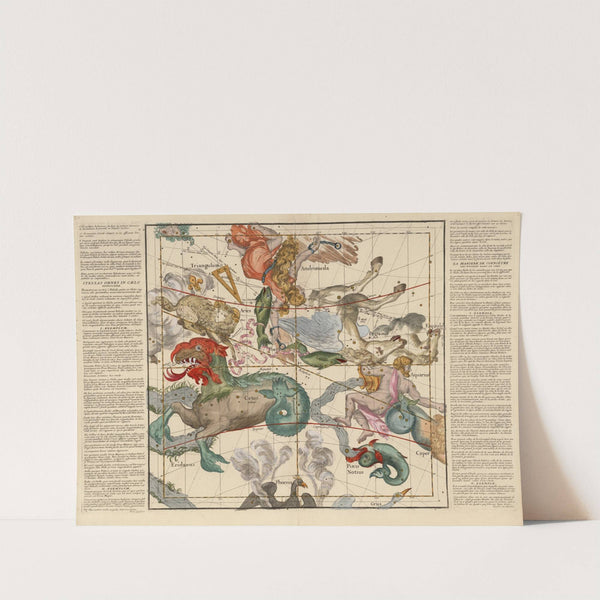 Plate 2; Cetus, Aquarius, Andromeda. (1693) by Ignace Gaston Pardies