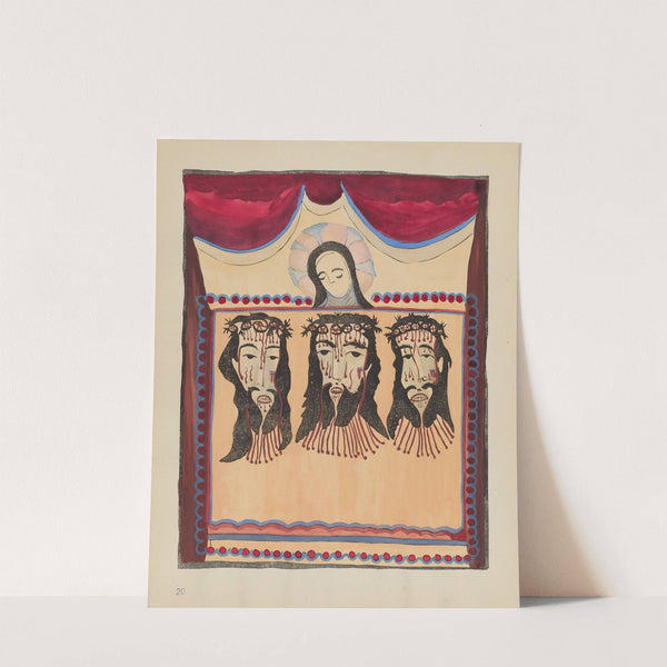 Plate 20 (Variant) - Saint Veronica - From Portfolio Spanish Colonial Designs of New Mexico by American 20th Century