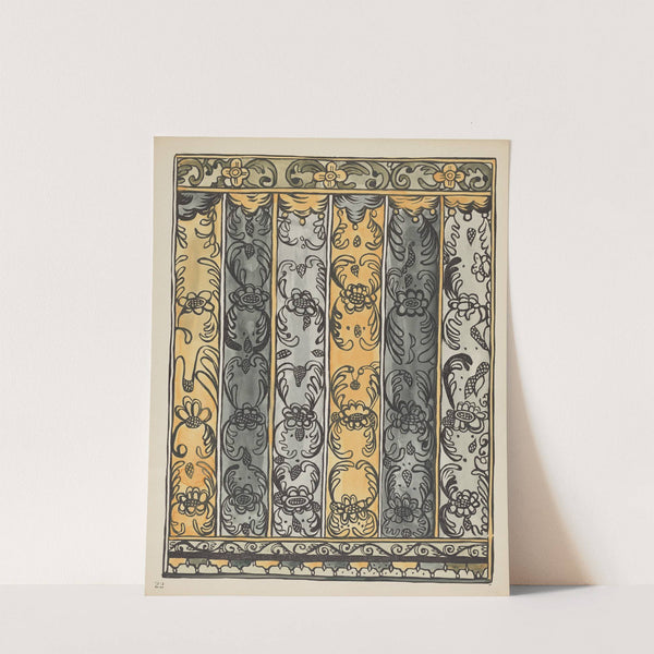 Plate 22 - Wall Decoration, Laguna - From Portfolio Spanish Colonial Designs of New Mexico by American 20th Century