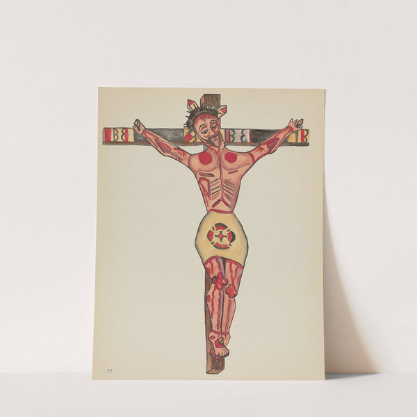 Plate 27 - Christ Crucified - From Portfolio Spanish Colonial Designs of New Mexico by American 20th Century