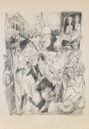 plate 3; The Street (1919)