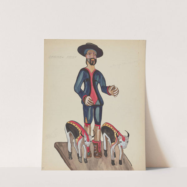 Plate 30 - Saint Isidore - From Portfolio Spanish Colonial Designs of New Mexico by American 20th Century