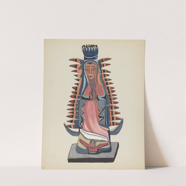 Plate 31 - Our Lady of Guadalupe - From Portfolio Spanish Colonial Designs of New Mexico by American 20th Century