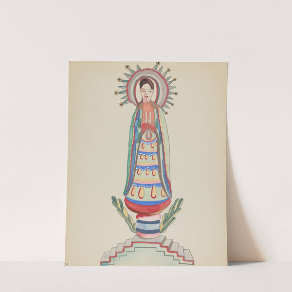 Plate 34 - Our Lady of Light - From Portfolio Spanish Colonial Designs of New Mexico by American 20th Century